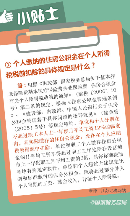 个人所得税常见的9个问题