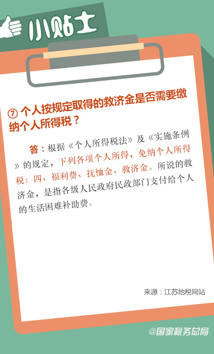 个人所得税常见的9个问题