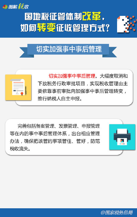 国地税征管体制改革，如何转变征收管理方式